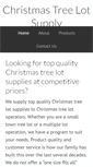 Mobile Screenshot of christmastreelotsupply.com